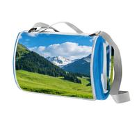 Midnight Sun Plateau Couverture de pique-nique imperméable avec sangle de transport Taille XL