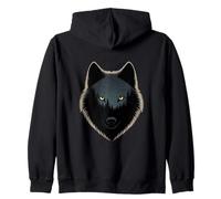 Midnight Wolf Forest Moon Nature Scène Sweat à Capuche