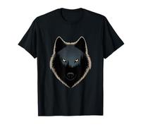 Midnight Wolf Forest Moon Nature Scène T-Shirt
