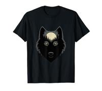 Midnight Wolf Forest Moon Nature Scène T-Shirt