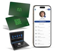 MiDoble Carte - Carte de visite numérique - Appuyez pour partager - Assistant IA - Carte réseau alimentée par l'IA - Connectez-vous avec les gens - Appuyez sur NFC ou scannez le QR - Compatible avec