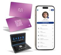 MiDoble Carte - Carte de visite numérique - Appuyez pour partager - Assistant IA - Carte réseau alimentée par l'IA - Connectez-vous avec les gens - Appuyez sur NFC ou scannez le QR - iPhone et Android