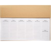 MidOcean - Agenda semainier "Memweek" MO1399 (taille unique) (Beige)