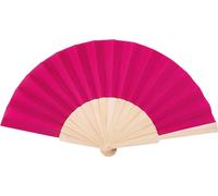 MidOcean - Éventail à main "Fanny Wood", bois MO1127 (taille unique) (Fuchsia)