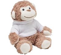 MidOcean - Jouet en peluche singe "Lenny" MO940 (Taille unique) (Blanc)