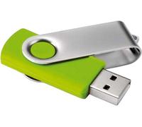 MidOcean - Lecteur flash USB MO1650 (1 mm x 5,5 mm x 1,9 mm) (Vert)