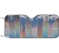 MidOcean - Pare-soleil pour voiture "Carshade", Pliable MO1463 (Taille unique) (Argent mat)