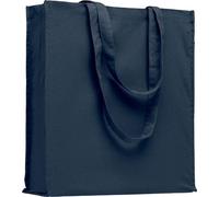 MidOcean - Sac à provisions "Bente", coton bio MO230 (taille unique) (Bleu foncé)