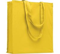 MidOcean - Sac à provisions "Bente", coton bio MO230 (taille unique) (Jaune)