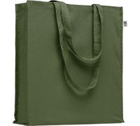 MidOcean - Sac à provisions "Bente", coton bio MO230 (taille unique) (Vert)