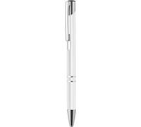 MidOcean - Stylo à bille "Bern", bouton poussoir MO1524 (taille unique) (Blanc)