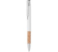 MidOcean - Stylo "Veria", bouton poussoir, aluminium MO936 (taille unique) (Blanc)