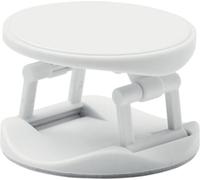 MidOcean - Support de téléphone portable "Dot", rond MO1157 (taille unique) (Blanc)