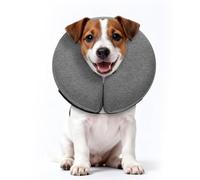 MIDOG Collier conique gonflable pour chien - Alternative douce après une chirurgie - Collier de récupération confortable en forme de beignet pour chiens et chats de petite, moyenne et grande taille