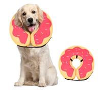 MIDOG Cône gonflable pour chien après une chirurgie - Collier de protection doux en forme de beignet empêche le léchage et permet de manger, alternative confortable au collier électrique de