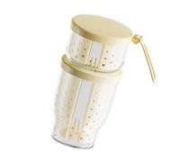 MIDOKSTUA Gobelet multifonction pour préparation des repas avec couvercle anti-fuite et passoire, parfait pour hydrater les fruits, les yaourts et les collations légères lors du déplacement des