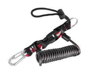 MIDOKSTUA Lanière de plongée résistante en acier inoxydable avec attaches réglables pour équipement de photographie sous-marine