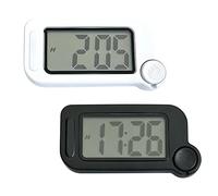 MIDOKSTUA Lot de 2 horloges murales numériques modernes avec fonction date et boîtier antichoc rétroéclairé pour cuisine salle de bain décors électroniques