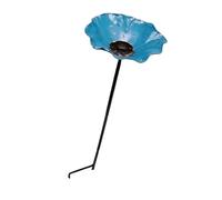 MIDOKSTUA Piquet de fleurs de jardin avec bol central profond adapté pour les oiseaux, les abeilles, les papillons, la faune et la vie sauvage et une utilisation décorative