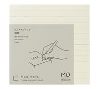 Midori 15285006 Bloc-notes MD Block Memo Ligné horizontal