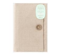 Midori 15360006 Protège-cahier, tissu B6, beige