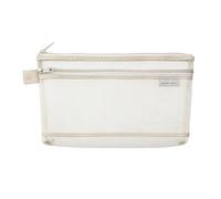 Midori 41833006 Trousse à stylos en maille, gris A, gris