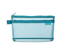 Midori 41835006 Trousse à stylos en maille Bleu A Bleu, Bleu