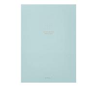 Midori Bloc de papier 15340006, grille à points, bleu