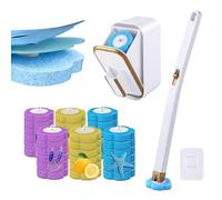 Midslinee Brosse WC Jetable Recharge, Barre de Toilette avec 36 Remplissages, pour Nettoyeur de Toilette，Salle de Bain, évier, Baignoire