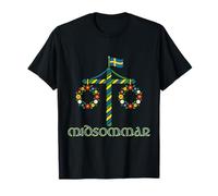 Midsommar Suédois Suède Wicca Wiccan Paganisme Midsummer T-Shirt