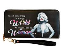 Midsouth Products Marilyn Monroe Portefeuille avec Fermeture éclair Monroe