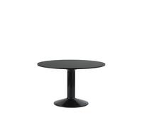 Midst Table de Salle à Mangerr Ø120 Linoléum Noir