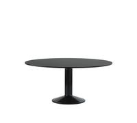 Midst Table de Salle à Mangerr Ø160 Linoléum Noir