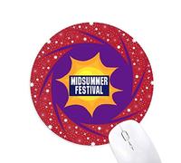 midsummer festival moisson de joie tapis de souris rouges rondes roues en caoutchouc