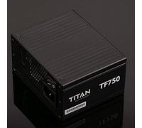 MIDTY Bloc d'alimentation PC pour Titan ITX SFX entièrement modulaire 80plus Platinum Game Silence 750 W TF750
