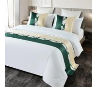 MiDuoHU Chemin de lit de qualité hôtelière, Moderne et Sobre ; Foulard, Drapeau de lit, Cache-Matelas, Coussin, Nappe de Table, Drap de lit, Housse de Matelas(A,50x210cm (for 1.5m Bed))