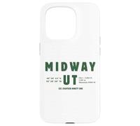 Midway Utah Est. Dix-Huit Quatre-Vingt-dix et Un Jours suisses Coque pour iPhone 15 Pro