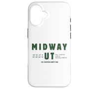 Midway Utah Est. Dix-Huit Quatre-Vingt-dix et Un Jours suisses Coque pour iPhone 16