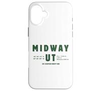 Midway Utah Est. Dix-Huit Quatre-Vingt-dix et Un Jours suisses Coque pour iPhone 16 Plus