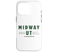 Midway Utah Est. Dix-Huit Quatre-Vingt-dix et Un Jours suisses Coque pour iPhone 16 Pro