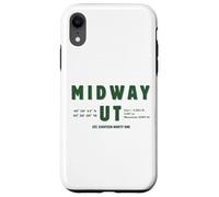 Midway Utah Est. Dix-Huit Quatre-Vingt-dix et Un Jours suisses Coque pour iPhone XR