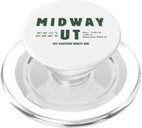 Midway Utah Est. Dix-Huit Quatre-Vingt-dix et Un Jours suisses PopSockets PopGrip pour MagSafe