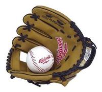 Midwest gant de base-ball avec balle main gauche junior 23 cm marron Marron clair