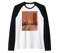 Midwest Gothic Aesthetic Rural Train Refinery Winter Vibes Manche Raglan