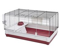 Midwest Homes for Pets 158 Wabbitat Deluxe Cage à Lapin Marron/Blanc 99,5 x 60 x 50 cm