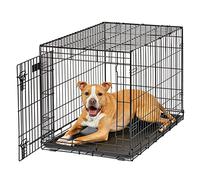 MidWest Homes for Pets 1636U Cage Life Stages Pliante pour Chien, modèle amélioré de Taille Moyenne à Une Porte en métal de 91,2 cm, Noir