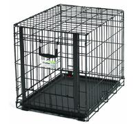 MidWest Homes for Pets 1924 Cage Ovation pliante pour chien, petite taille à une porte en métal de 60,96 cm, noir