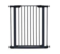 MidWest Homes for Pets 2929SG-GL Barrière pour animaux en acier avec bande phosphorescente ; 73,66 cm x 73,66 - 96,52 cm (H x l) graphite texturé avec cadre phosphorescent la nuit