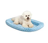 MidWest Homes for Pets 40322-BS Lit à Traversin pour chien 55,9 cm de long en molleton pour chien ou chat avec traversin confortable ; idéal pour les races de chiens de petite taille, bleu