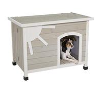 MidWest Homes for Pets Eillo 12EWDH-S Niche Pliante en Bois pour Chien sans Outils pour Le Montage Idéal pour Les Petites Races de Chiens Beige